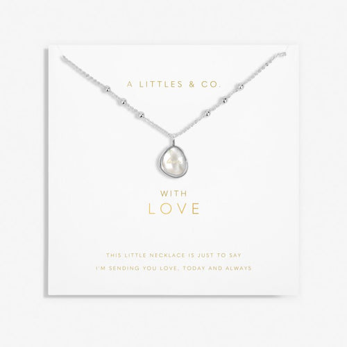My Moments 'With Love' Necklace - Silver Plated