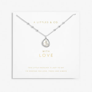My Moments 'With Love' Necklace - Silver Plated