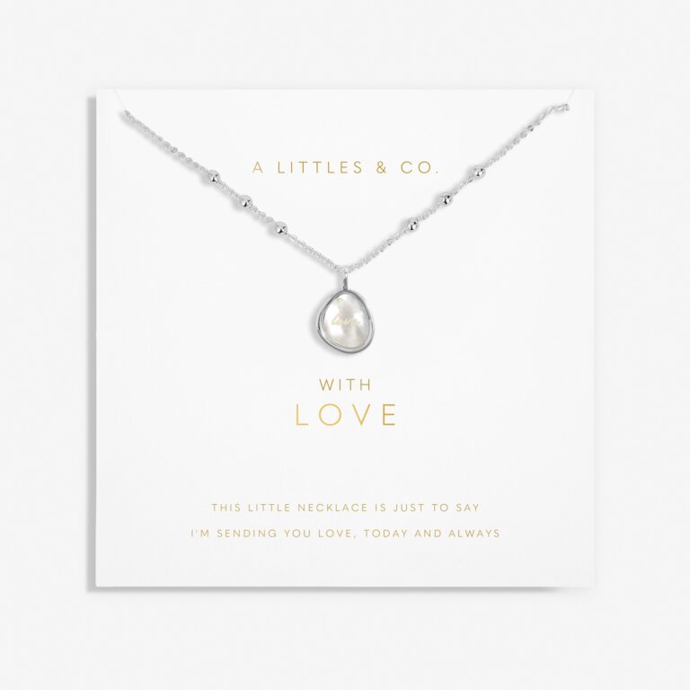 My Moments 'With Love' Necklace - Silver Plated