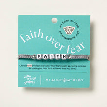 Load image into Gallery viewer, My Saint My Hero Little Words Project and My Saint My Hero Faith Bracelet
