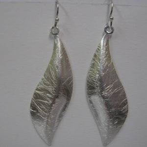Narrow Bent Domed Earrings