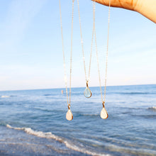 Load image into Gallery viewer, Gemstone Collection: Rose Quartz Stone Charm Necklace
