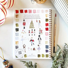 Load image into Gallery viewer, Nutcracker Watercolor Workbook and Watercolor Paint Set
