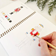 Load image into Gallery viewer, Nutcracker Watercolor Workbook and Watercolor Paint Set
