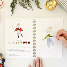 Load image into Gallery viewer, Nutcracker Watercolor Workbook and Watercolor Paint Set
