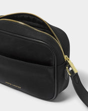 Load image into Gallery viewer, Nylon-Luxe Crossbody Bag - Black
