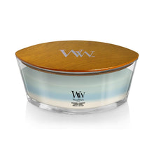 Load image into Gallery viewer, Oceanic Trilogy Ellipse WoodWick Candle

