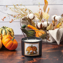 Load image into Gallery viewer, Orange Pumpkin Candle Jar Candle - Pumpkin Spice Scent
