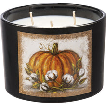 Load image into Gallery viewer, Orange Pumpkin Candle Jar Candle - Pumpkin Spice Scent
