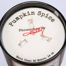 Load image into Gallery viewer, Orange Pumpkin Candle Jar Candle - Pumpkin Spice Scent
