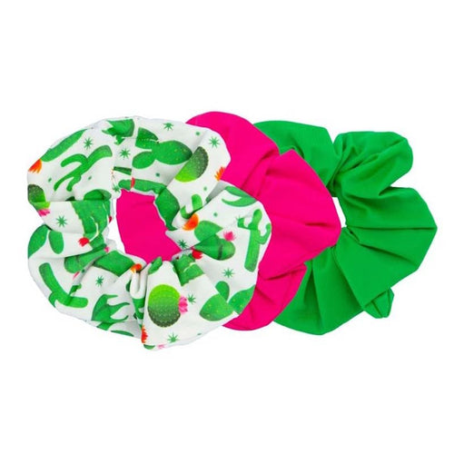 Scrunchie 3-Pack - Cactus Bloom