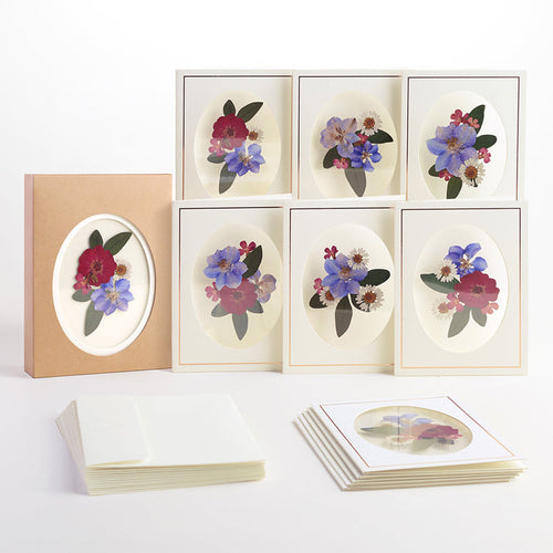Petal Pressed™ Blank Notecard - Vibrant Wildflower - Assorted