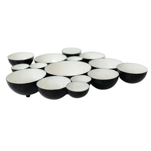 PREORDER - Black and White Bubble Bowl