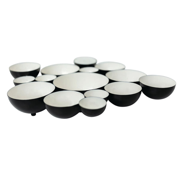 PREORDER - Black and White Bubble Bowl