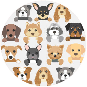 Peeking Dogs Silicone Jar Opener