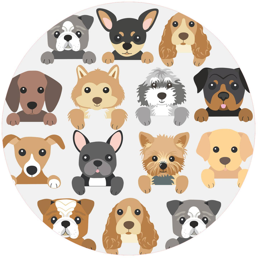 Peeking Dogs Silicone Jar Opener