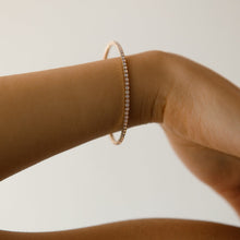 Load image into Gallery viewer, Pink Opal Classic Crystal Bangle
