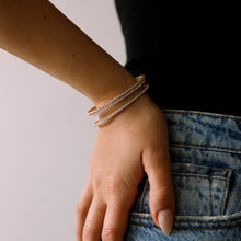 Load image into Gallery viewer, Pink Opal Classic Crystal Bangle
