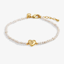Load image into Gallery viewer, Precious Moments 'The Love Of Family Makes Life Beautiful' Bracelet In Gold-Tone Plating

