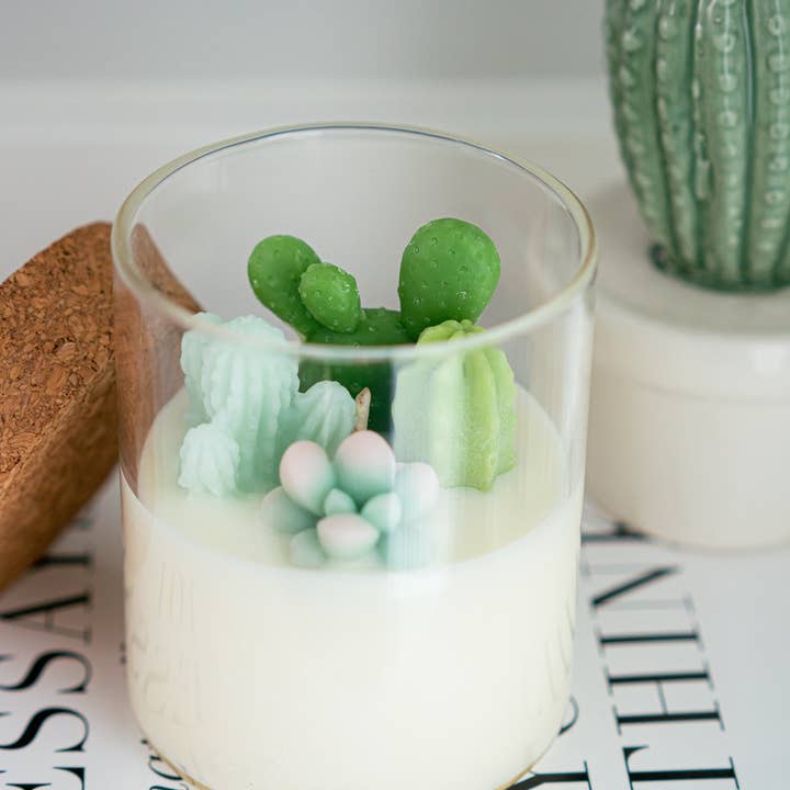 Prickly Pear Candle | Soy Blend Candle - Mountain Walk Scent