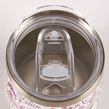 Load image into Gallery viewer, Purple Floral Wine Tumbler
