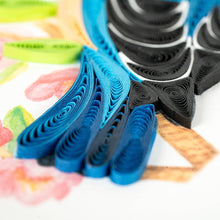 Load image into Gallery viewer, Quilled Bluebird On Flower Branch Card
