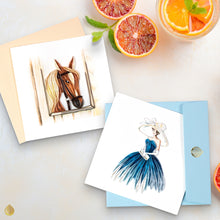 Load image into Gallery viewer, Quilled Horse in Stable
