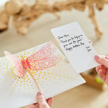 Load image into Gallery viewer, Mother&#39;s Dragonfly Lovepop card
