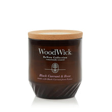 Load image into Gallery viewer, ReNew Collection Black Currant &amp; Rose WoodWick Candle
