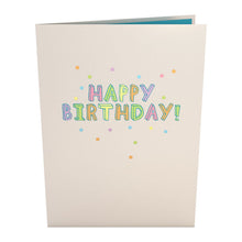 Load image into Gallery viewer, Confetti Birthday Cake Slice Lovepop Card
