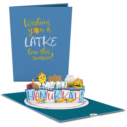 Happy Hanukkah Latkes Lovepop Card