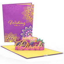 Load image into Gallery viewer, Happy Diwali Celebration Lovepop card
