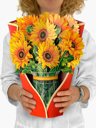 Sunflowers - Pop Up Flower Bouquet