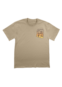 Men's Heavy Crew Neck Classic - Howdy Podner - Faded Khaki