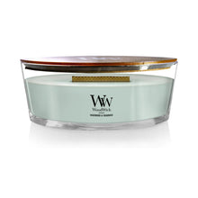Load image into Gallery viewer, Sagewood &amp; Seagrass Ellipse WoodWick Candle
