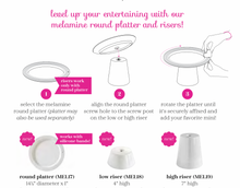 Load image into Gallery viewer, PREORDER - Melamine High RiserPREORDER - Melamine Low Riser
