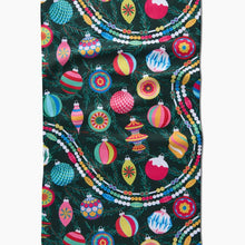 Load image into Gallery viewer, Shiny Ornaments Kitchen Tea Towel by Geometry
