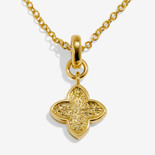 Load image into Gallery viewer, Signature Clover Collection Textured Clover Bracelet In Gold-Tone Plating
