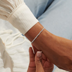 Silver Bead Stacking Bracelet - 3mm