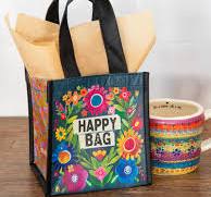 Load image into Gallery viewer, Small Happy Black Floral Bag
