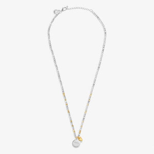 So Loved 'Mom' Necklace In Silver And Gold-Tone Plating