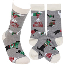 Load image into Gallery viewer, Socks - Happy Pawlidays
