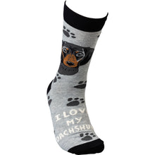 Load image into Gallery viewer, Socks - I Love My Dachshund
