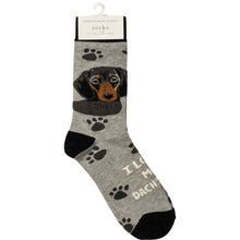 Load image into Gallery viewer, Socks - I Love My Dachshund
