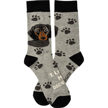 Load image into Gallery viewer, Socks - I Love My Dachshund
