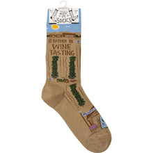 Load image into Gallery viewer, Socks - I&#39;d Rather Be Wine Tasting
