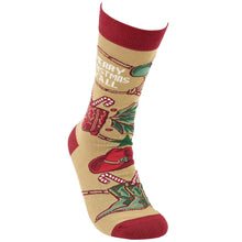 Load image into Gallery viewer, Socks - Merry Christmas Y'all Socks
