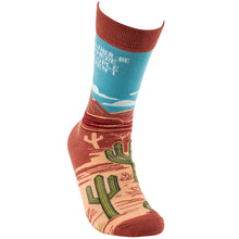 Load image into Gallery viewer, Socks - Rather Be Where People Aren&#39;t (Desert Cactus)
