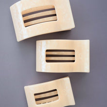 Load image into Gallery viewer, Soft Surf Small Flat Rectangle Hair Clip
