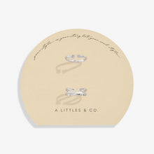 Load image into Gallery viewer, Soul Shine Crossover Ring Stack In Silver Plating - Set of 2
